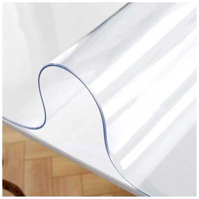 Easy-Care Transparent Table Protector, 80 x 105 cm, 1.5 mm PVC
