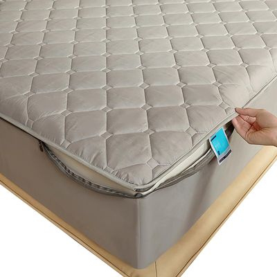 Zippered Quilted Mattress Protector, 90 x 200 to 180 x 200 cm
