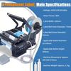 CUTANGELAR Electric Bottle Labeling Machine, Semi-Automatic with Foot Pedal, Up to 30 Labels/Minute, Upgrade view 3
