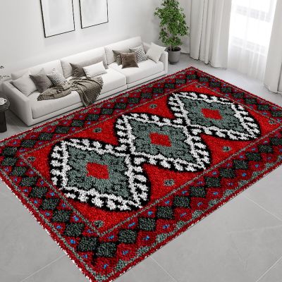 QUIYAEZY DIY Latch Hook Rug Kit with Tools, 55 x 75 cm