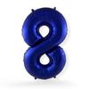 FUNXGO Dark Blue Number 8 Foil Balloon (Approx. 68 cm) – Helium-Compatible Decoration view 1