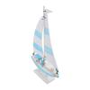 Healifty Wooden Sailboat Model, Mediterranean-Style Coastal Table Decor view 1