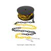 STOBAZA Long Black-and-Yellow Plastic Barrier Chain for Construction Sites, Parking Lots, and Events view 2