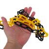 STOBAZA Long Black-and-Yellow Plastic Barrier Chain for Construction Sites, Parking Lots, and Events view 4