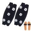 Snow Cleats for Shoes, 5-Tooth Ice Grippers, 2-Pack view 1