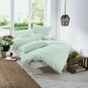 Erwin Müller Ingolstadt Seersucker Bedding Set, Jade Gray, 40 x 80 cm / 135 x 220 cm view 2