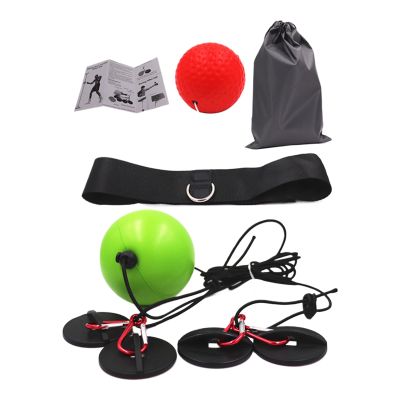 Reflex Boxing Ball, Lightweight Elastic Cord Design with Strap