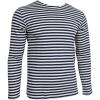 Unisex Red and White Striped Long-Sleeve Shirt view 1