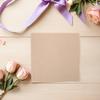 Waterproof Hand-Crumpled Paper, Beige, 100 Sheets for Bouquets view 4
