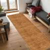 PaGuvFng Washable Non-Slip Runner Rug 60 x 280 cm, Brown-1 view 3