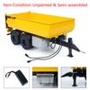 CUT Model 1/14 Metal 2-Axle Hydraulic Dump Trailer Kit for LR914 RC Excavator view 2
