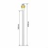 G1 Threaded 3-Pole Stainless Steel Liquid Level Electrode Probe with Brass Connector and PTFE Insulation for Steam Boilers or Drinking Water Systems, 405 mm Overall Length view 2