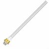G1 Threaded 3-Pole Stainless Steel Liquid Level Electrode Probe with Brass Connector and PTFE Insulation for Steam Boilers or Drinking Water Systems, 405 mm Overall Length view 3