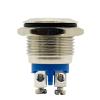 HDKYSWBUEJ 16 mm Momentary Start/Horn Button, Stainless Steel Metal Push Button Switch view 1