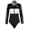 Women's Sexy Short Racing Driver Costume Bodysuit, Red view 4