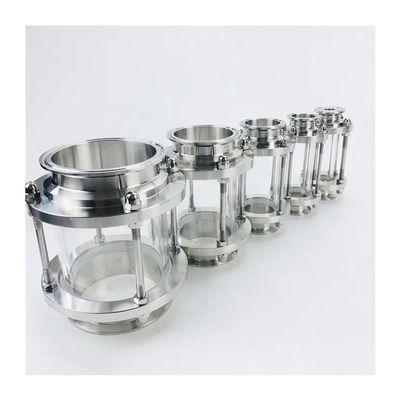 PAJPXPCD 3" (76 mm) Flow Sight Glass, 91 mm OD, 165 mm Height, 304 Stainless Steel Fitting