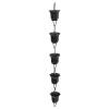 Mikikit Lotus Rain Chain, 1 m, Japanese-Style Aluminum Alloy Garden Decor view 1