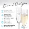 Gravur-Max Leonardo Champagne Flute Set of 2, 200 ml, with “THE SITUATION IS INTOXICATING” Engraving view 3