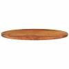 Gecheer Oval Solid Acacia Wood Tabletop 80 x 40 x 2.5 cm view 3
