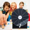 Prize Wheel Game, 27.9 cm Wooden Tabletop Spinner, Interactive Reward Tool for Teens view 2