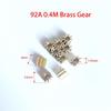 Thalawirefix 10-Pack 0.4 Module 9-Tooth Brass Pinions, 4.4 x 4 mm Micro Spur Gears view 2