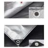 METTEOR Waterproof Polyethylene Cover, 180 g/m², with Grommets, Gray, 5 × 10 m view 2