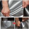 METTEOR Waterproof Polyethylene Cover, 180 g/m², with Grommets, Gray, 5 × 10 m view 3