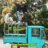 JIAOCKJIAO Durable Tricycle Cover, Full-Coverage Rain Canopy with Reflective Strips, 51 x 35 in/130 x 90 cm view 4