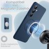 JETech Magnetic Silicone Case for Samsung Galaxy S26, Navy Blue view 3