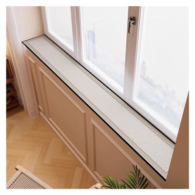 Window Mat and Windowsill Cushion for Potted Plants, Custom Bay Window Seat for Cats and Dogs, Scratch-Resistant, Absorbent, 130 x 10 cm (51 x 4 in)