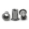 HEXHUASR 2/5/10/30 pcs M3 M4 M5 M6 M8 M10 M12 304 Stainless Steel/Yellow Zinc-Plated Carbon Steel Rivet Nuts, Threaded Inserts (M18) view 4
