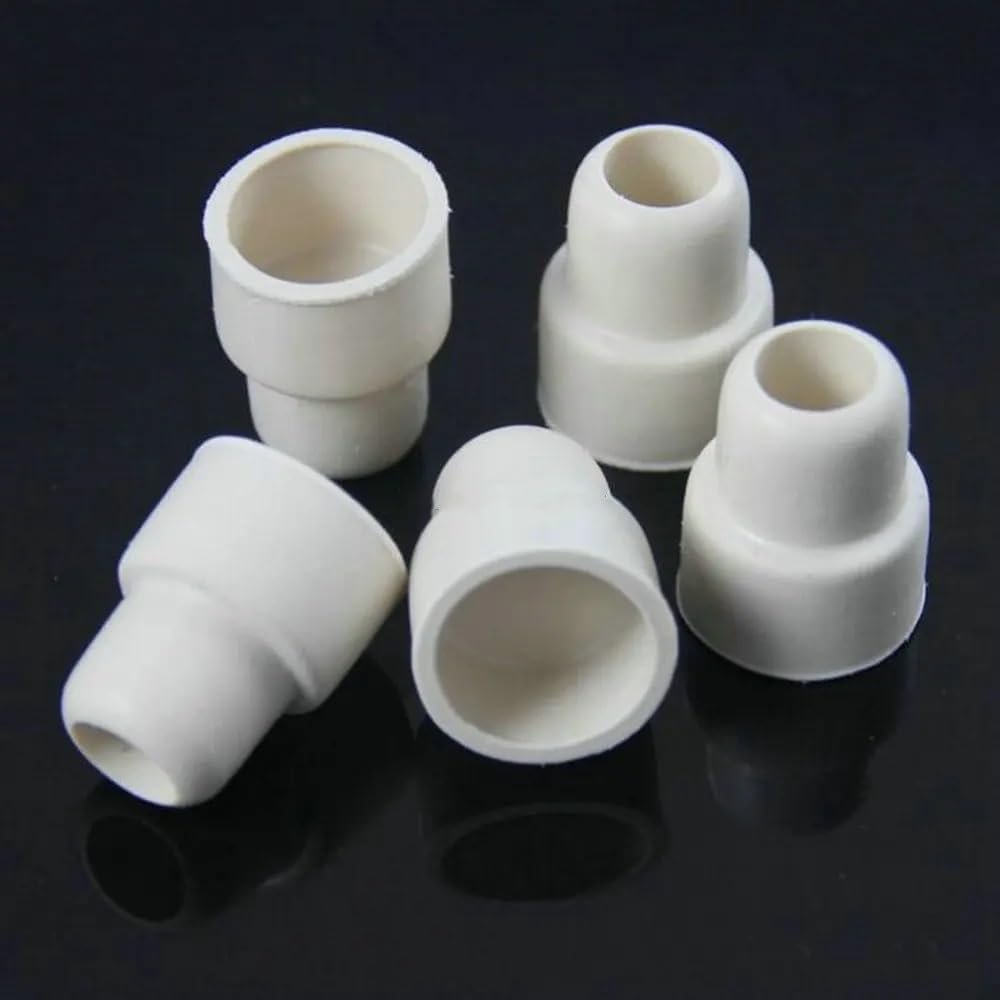 Reverse-Threaded Rubber Sealing Plug for Laboratory Bottles, 20/50 Pieces, No. 24 (20 Pieces)