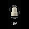 Reverse-Threaded Rubber Sealing Plug for Laboratory Bottles, 20/50 Pieces, No. 24 (20 Pieces) view 3