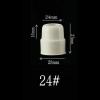 Reverse-Threaded Rubber Sealing Plug for Laboratory Bottles, 20/50 Pieces, No. 24 (20 Pieces) view 4
