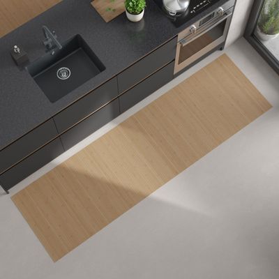DE-COmmerce Flow Pure Bamboo Kitchen Runner, approx. 140 x 200 cm
