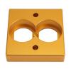 EIMSOAH HiFi Speaker Connection Plate, High-Performance Home Theater Wall Outlet, Aluminum Alloy (Gold) view 2