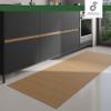 DE-COmmerce Flow Gold Bamboo Kitchen Runner, approx. 80 x 200 cm, Easy-Care, Borderless, Non-Slip view 2
