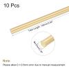QUARKZMAN 10-Pack Brass Rods, 4.5 mm x 100 mm view 2