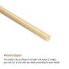 QUARKZMAN 10-Pack Brass Rods, 4.5 mm x 100 mm view 3