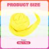 QUARKZMAN Needle Felting Wool Roving Yarn, Soft Chunky Yarn, Light Yellow, 50 g view 2