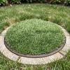 Angoily Green Artificial Grass Mat with Artistic Design view 4