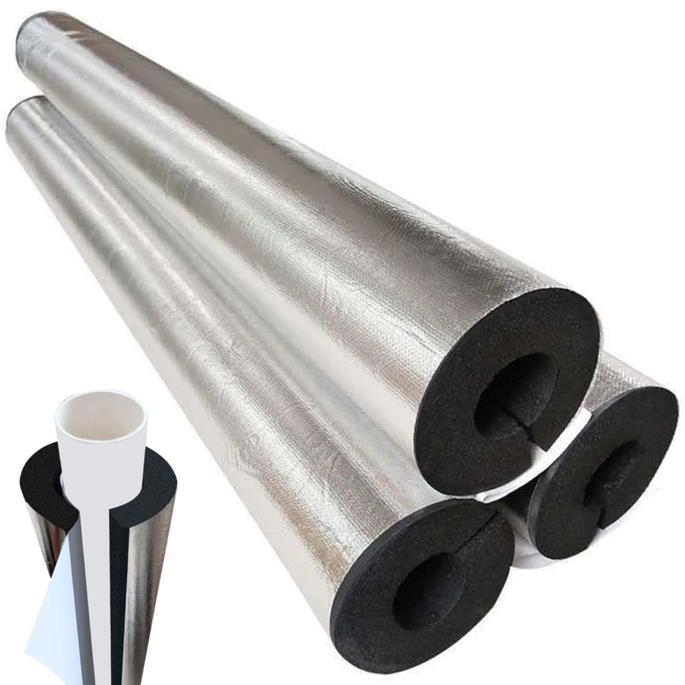 AYHSMNOU Self-Sealing Foam Pipe Insulation, 43 mm ID x 15 mm Thick x 0.95 m