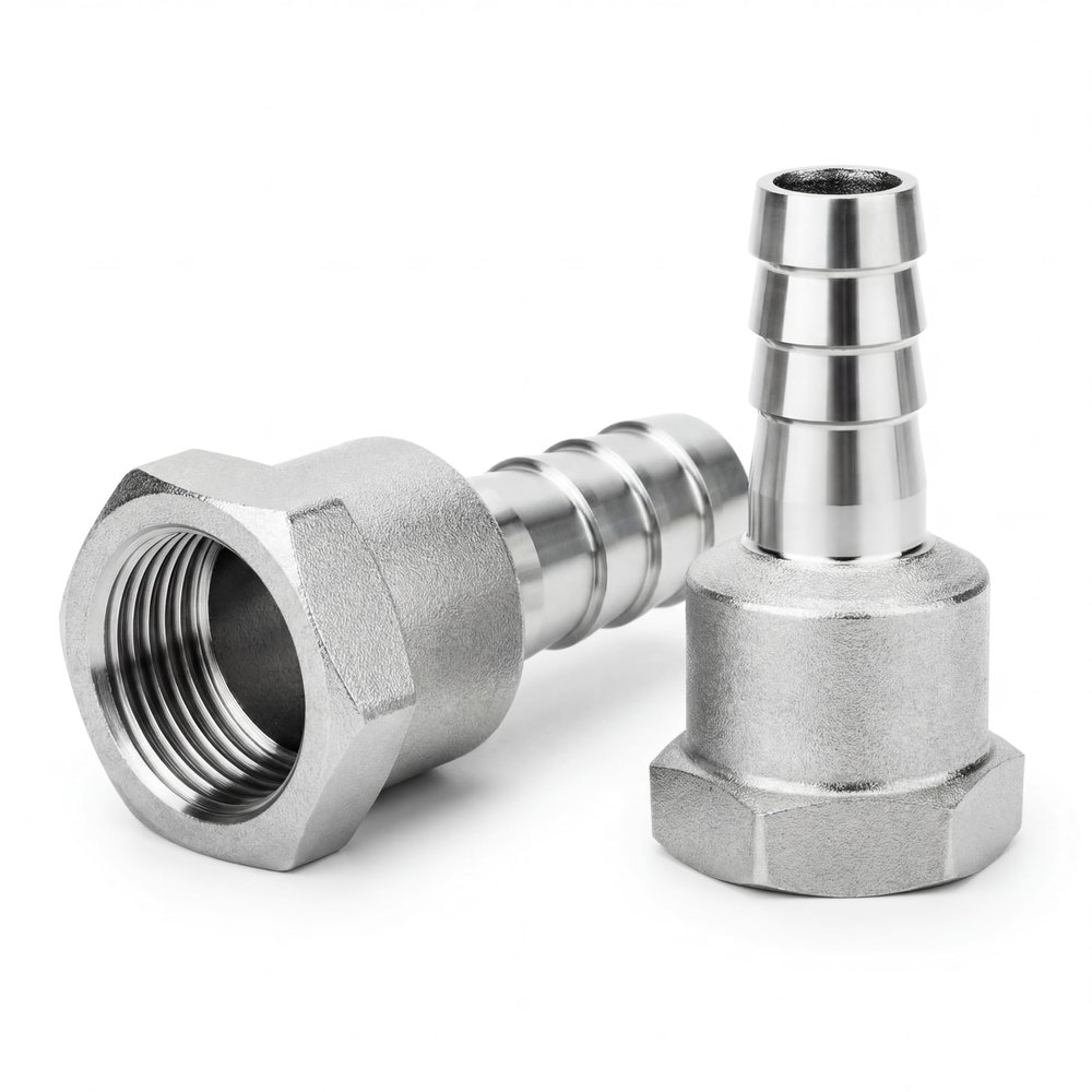 YIZOR 2-Piece 25 mm Hose Barb to 3/4" BSP Female Thread Fitting