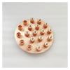 ICYJRFHLTF 8" Copper Bubble Plate Set with Overflow Cap for 8" (203 mm) Flange, 217 mm OD Column, Reflux Column view 1