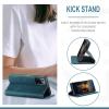 SLWYF Flip Case for Xiaomi Poco X3 GT 5G/Redmi Note 10 Pro 5G, Blue-Green view 3