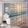 UUDIHO Coastal-Style Shower Curtain, Machine Washable Polyester, 71 x 91 in view 4