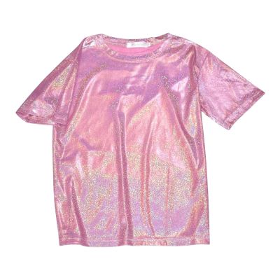 Women's Metallic Sequin Top for Carnival and Parties