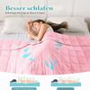 Sivio Weighted Blanket, 9 kg, Pink, 150 x 200 cm view 3