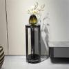 YHxFlux Lightweight Luxury Bonsai Stand with Stainless Steel and Marble, Medium view 3