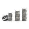 WKAIYUAN 10-Pack 304 Stainless Steel DIN 916 Hex Socket Set Screws, M8 x 16 mm view 3